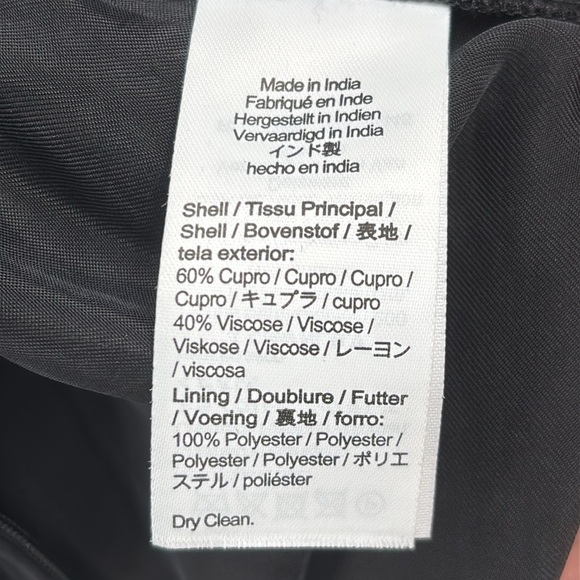 Madewell Ruched Crop Straight-Leg Jumpsuit in True Black size 12 NWT NO119 - Picture 9 of 13